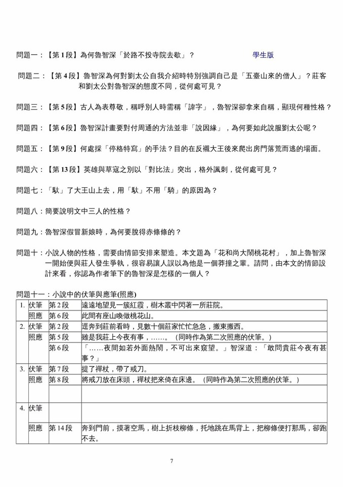 Tipga 自編教材 學習單